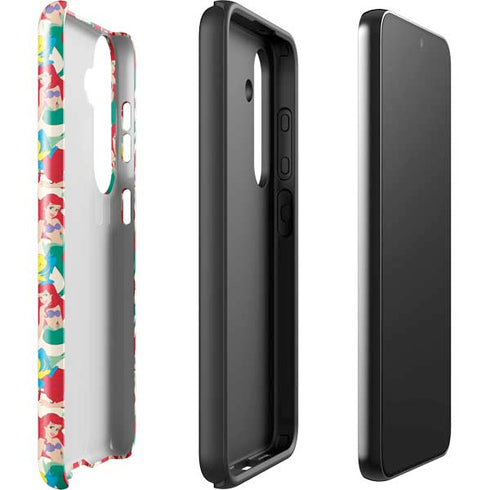 Disney The Little Mermaid Ariel and Flounder Pattern Galaxy S25 Impact Case